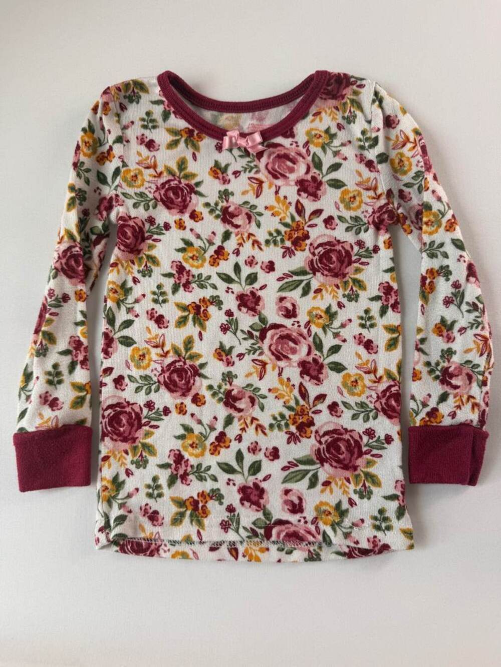 Floral Long Sleeve Nightgown Size 4T